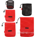 Mesh Nylon Drawstring Storage Pouch